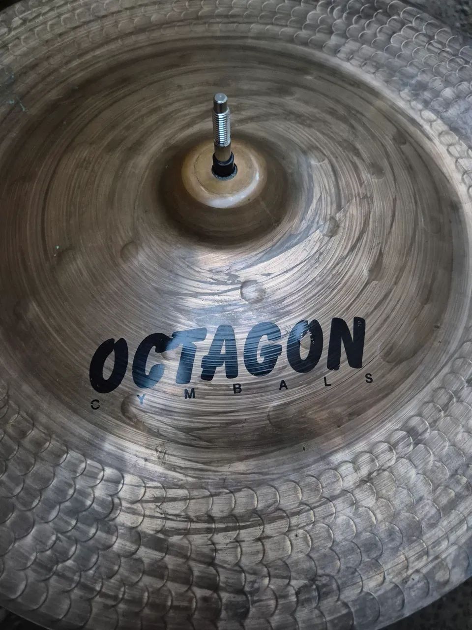 Prato China Octagon Groove 17 (raridade) - Instrumentos musicais