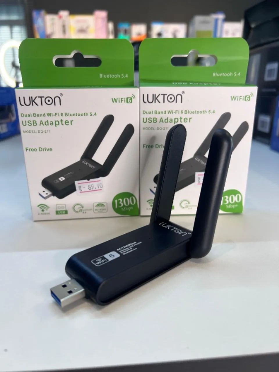 Adaptador Wi-Fi 6 USB com Antena por R$ 89,90! - Foto 3