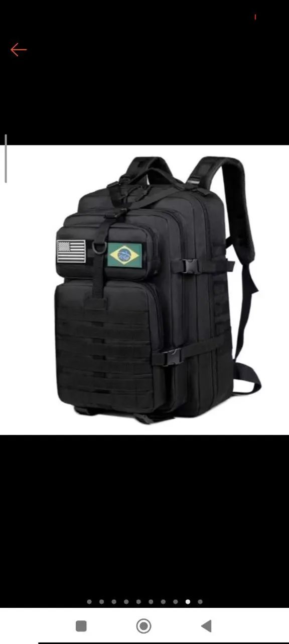 MOCHILA TATICA MILITAR (NOVA) RESISTENTE À AGUA 50 LITROS 