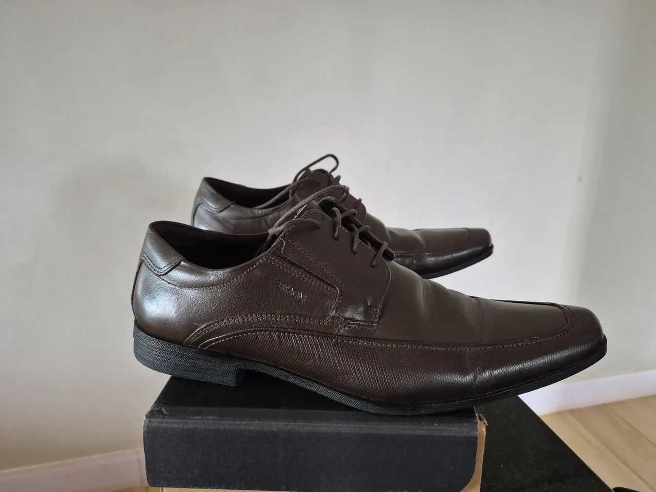 SAPATO FERRACINI MARROM MASCULINO NR 41 - Foto 3