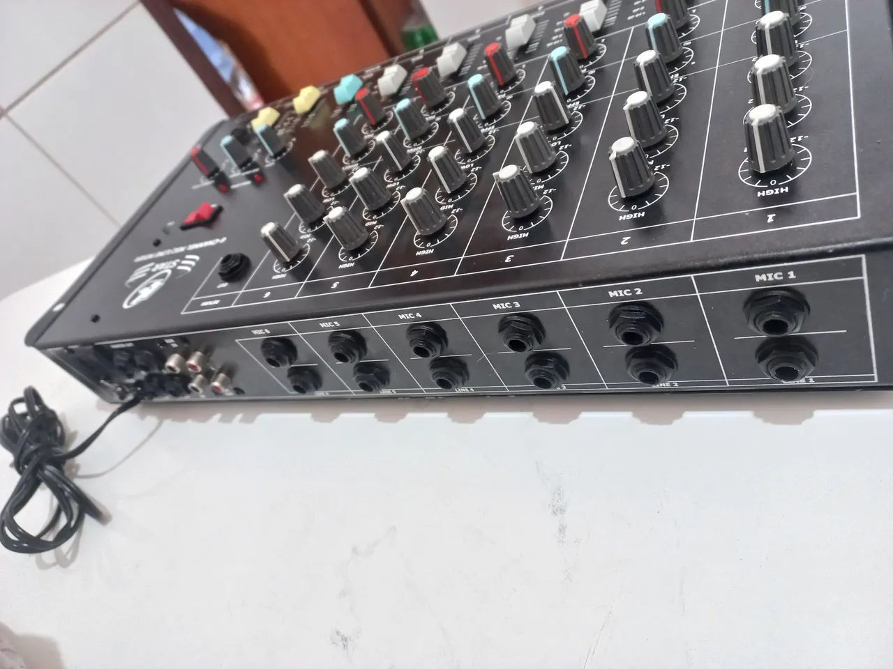 MESA DE SOM LL STAR COM 6 CANAIS  - Foto 2