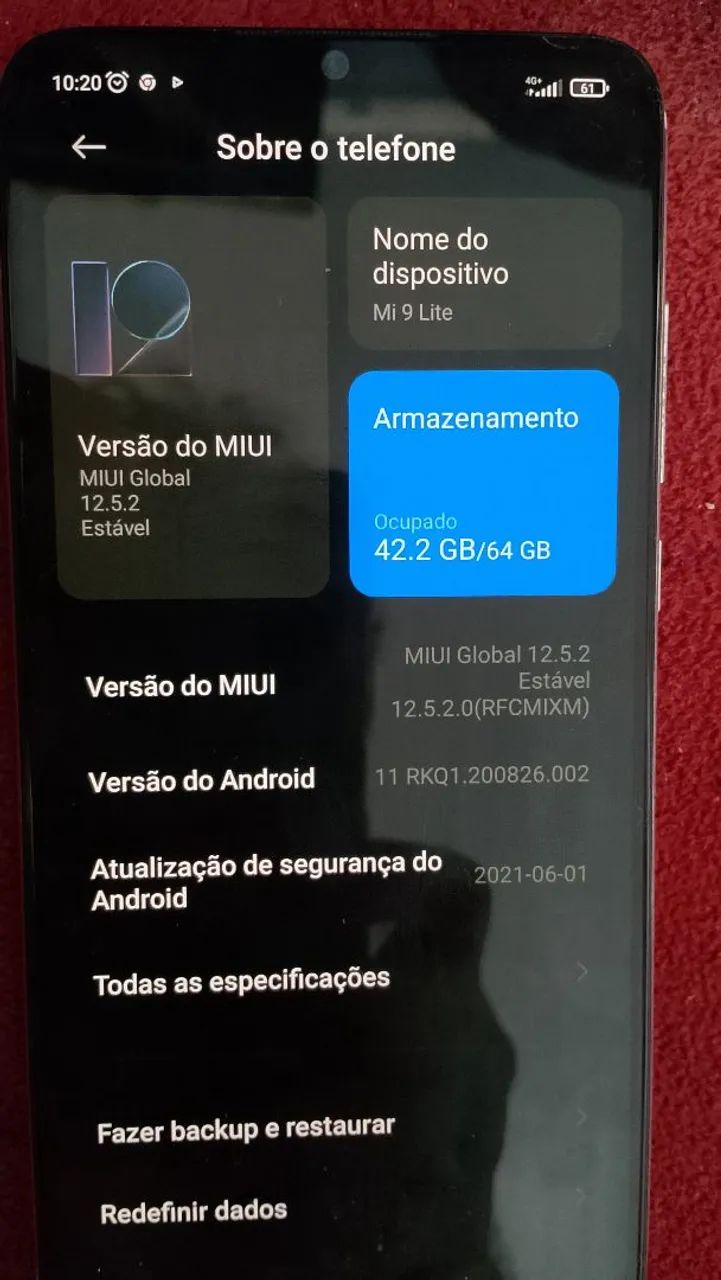 Celular Mi 9 lite - Foto 2