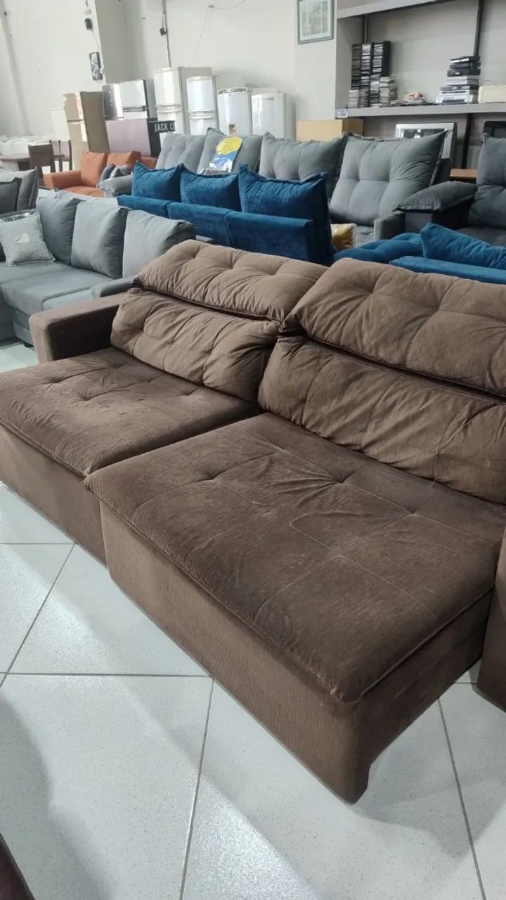 SOFÁ RETRATIL RECLINAVEL - Foto 2