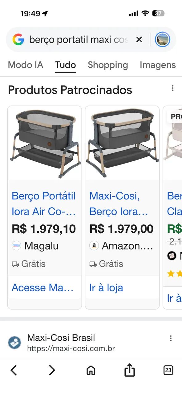 Berço portátil Maxi Cosi - Foto 5
