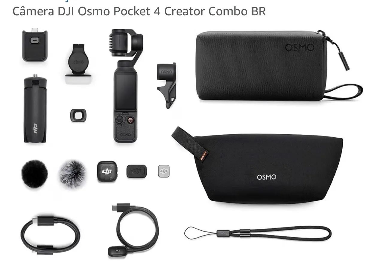 Osmo pocket 4 combo creator + acessórios extra - Foto 2