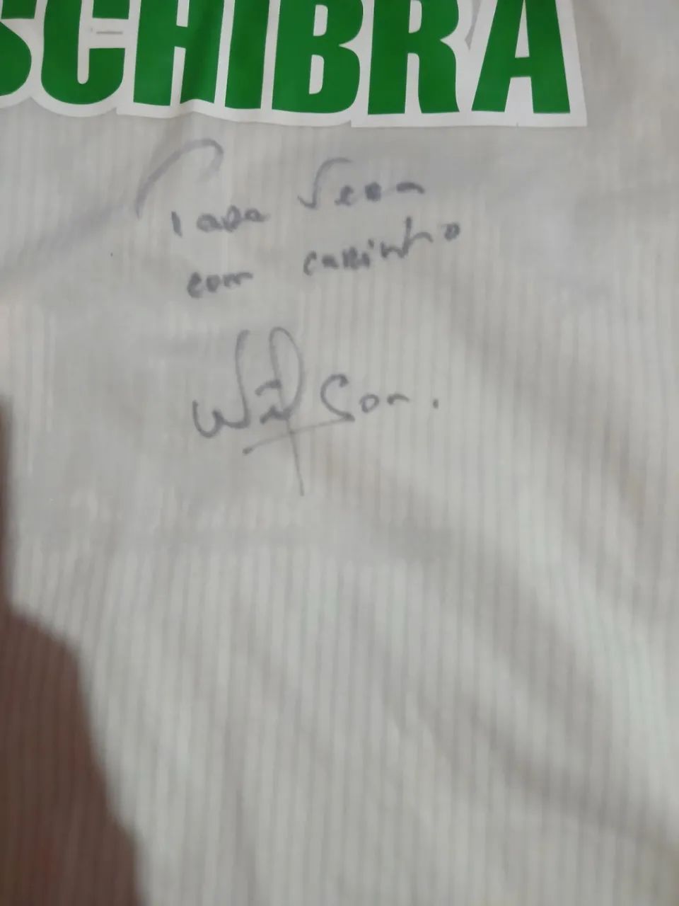 Camisa oficial 2006 figueirense autografada - Foto 3