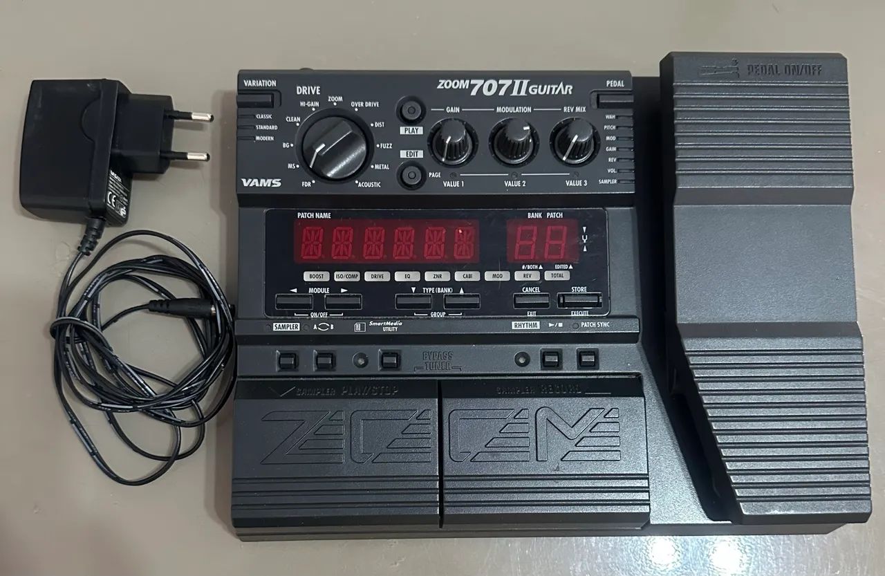Pedaleira Zoom 707 II R$ 450 - Instrumentos musicais - Benevides
