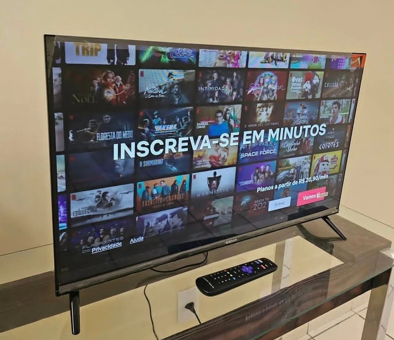 Smart TV Semp Toshiba de 32 completa na caixa! - Foto 3