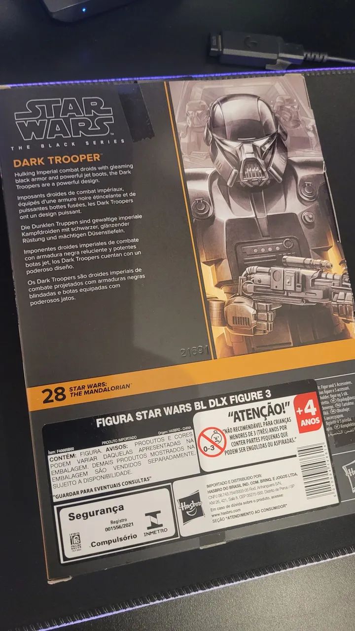 Dark Trooper The Mandalorian Star Wars The Black Series Hasbro - Foto 2