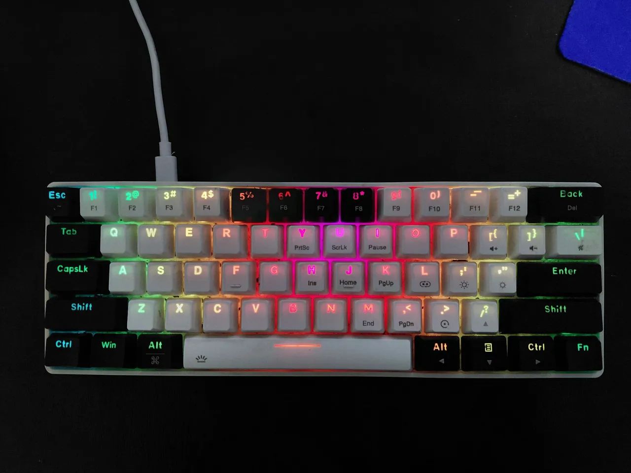 TECLADO MECANICO 60% SWITCH VERMELHO - Foto 4
