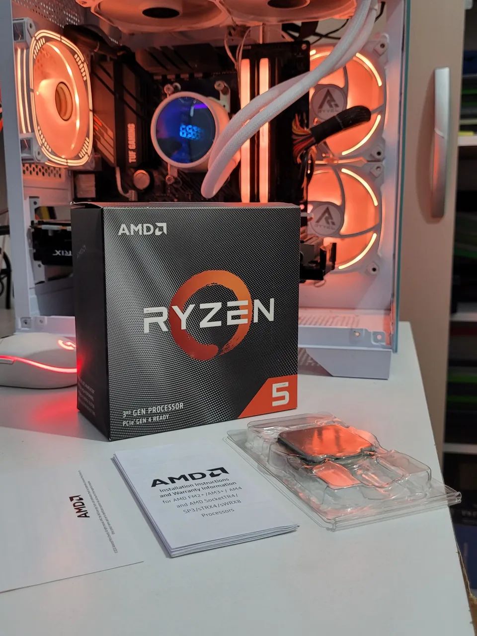 Ryzen 5 3600 C/Caixa e manuais - Funcionando perfeitamente | Excelente estado  - Foto 5