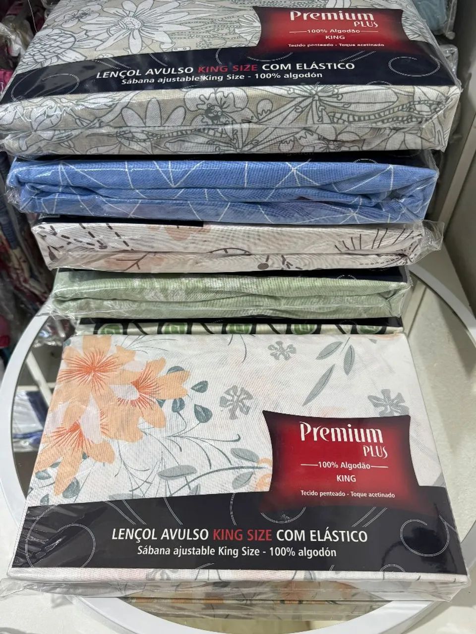 LENÇOL DE ELÁSTICO KING  - Foto 5