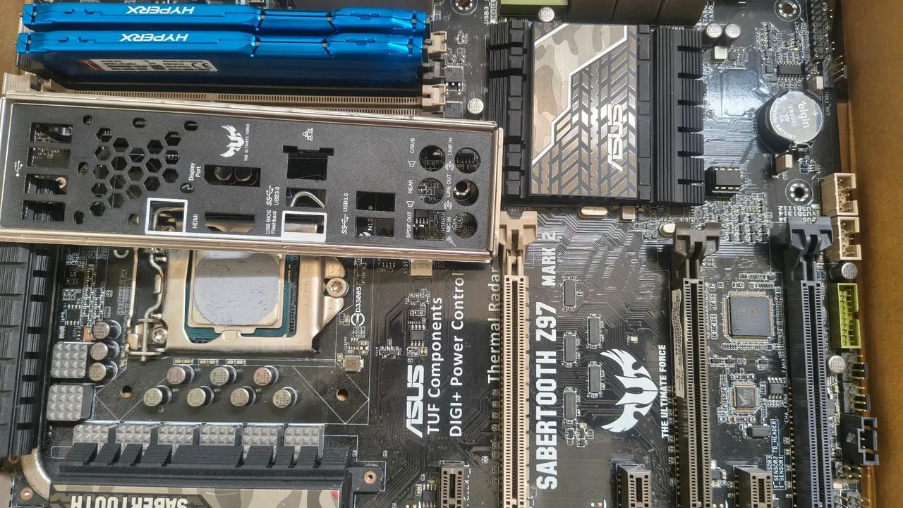 Kit Intel Core i7 4790 + Placa Mãe Asus TUF Z97 Mark 2 + 16GB RAM