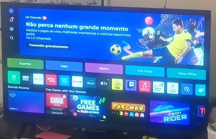 Smartv LG 32 Polegadas Seminova 6 meses de uso - Foto 2