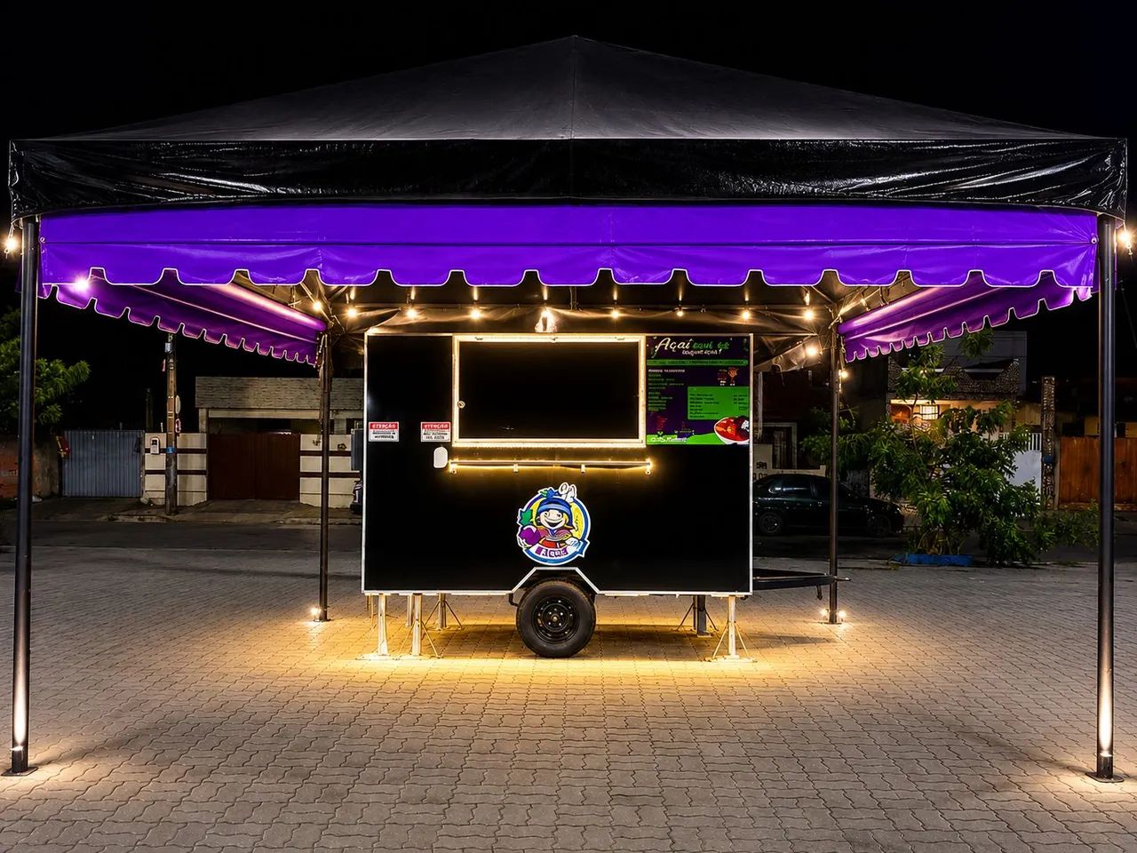FOOD TRUCK COMPLETO 3X2  EM ACM