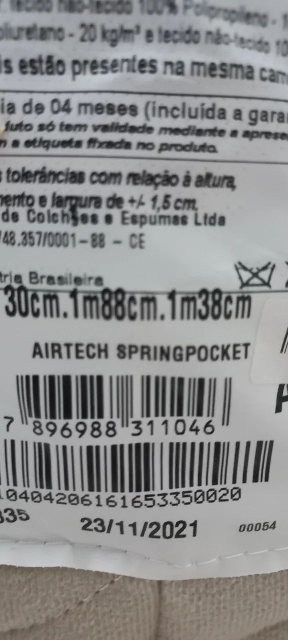 Cama Box Airtech Spring pocket