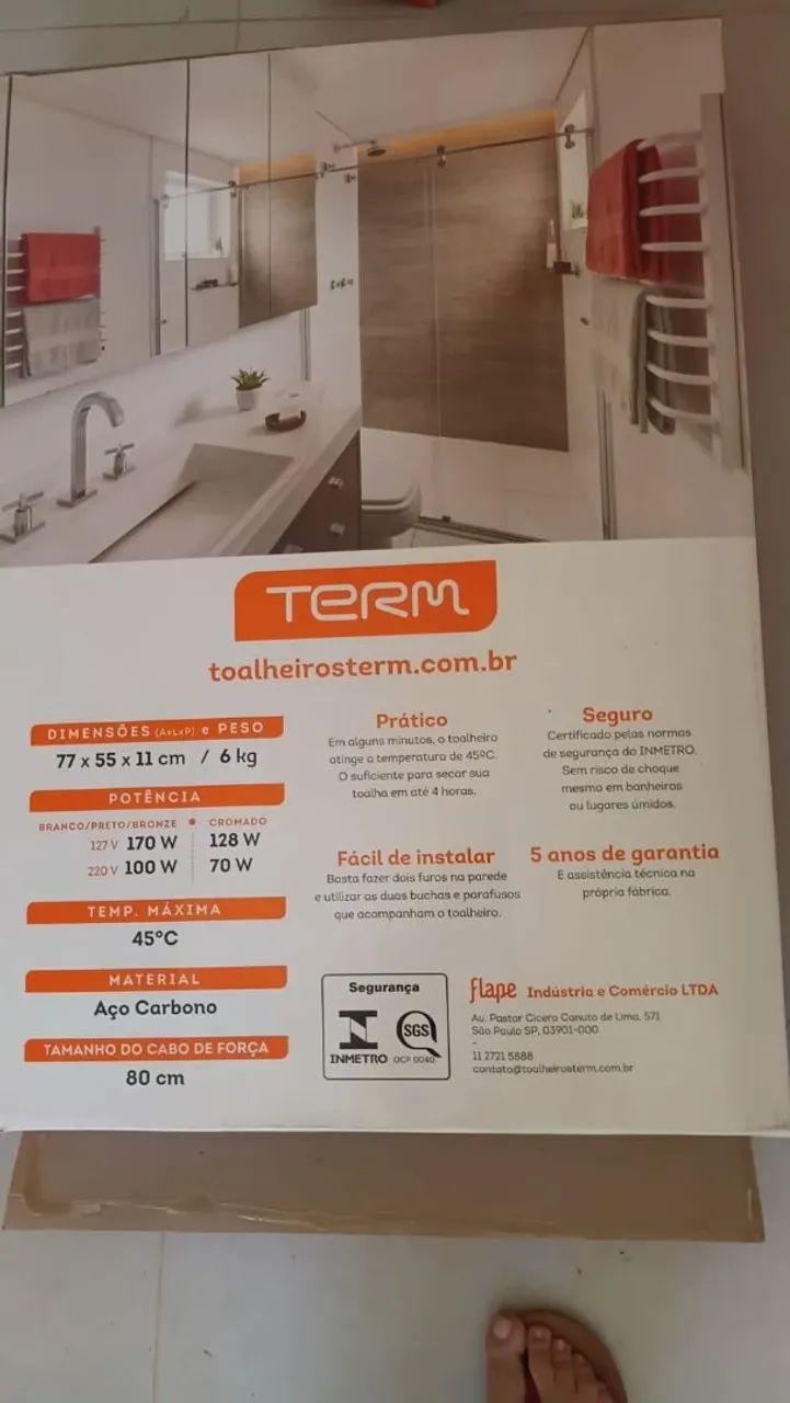 Toalheiro Térmico 