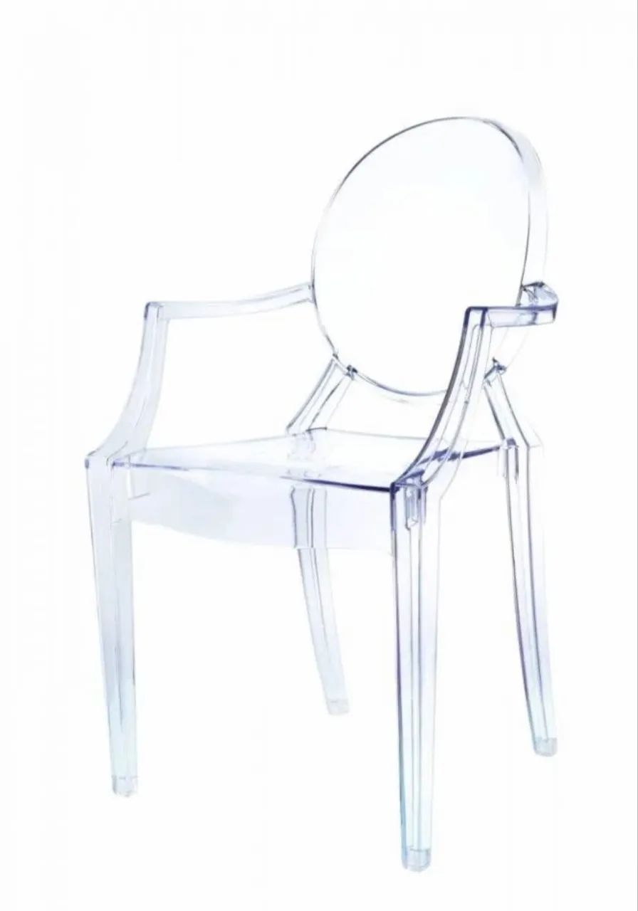Cadeira Louis Ghost Incolor, Policarbonato 