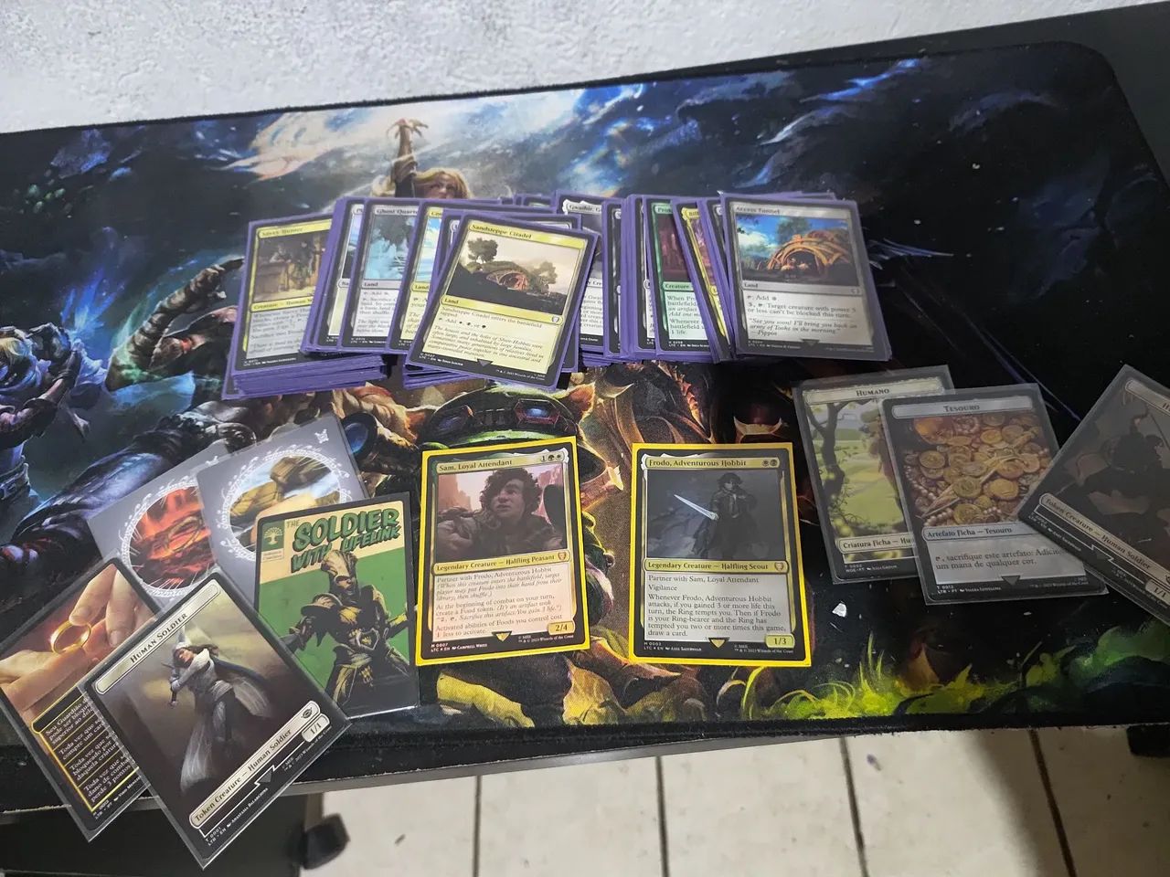Deck de commander frodo e sam food and fellowship precon