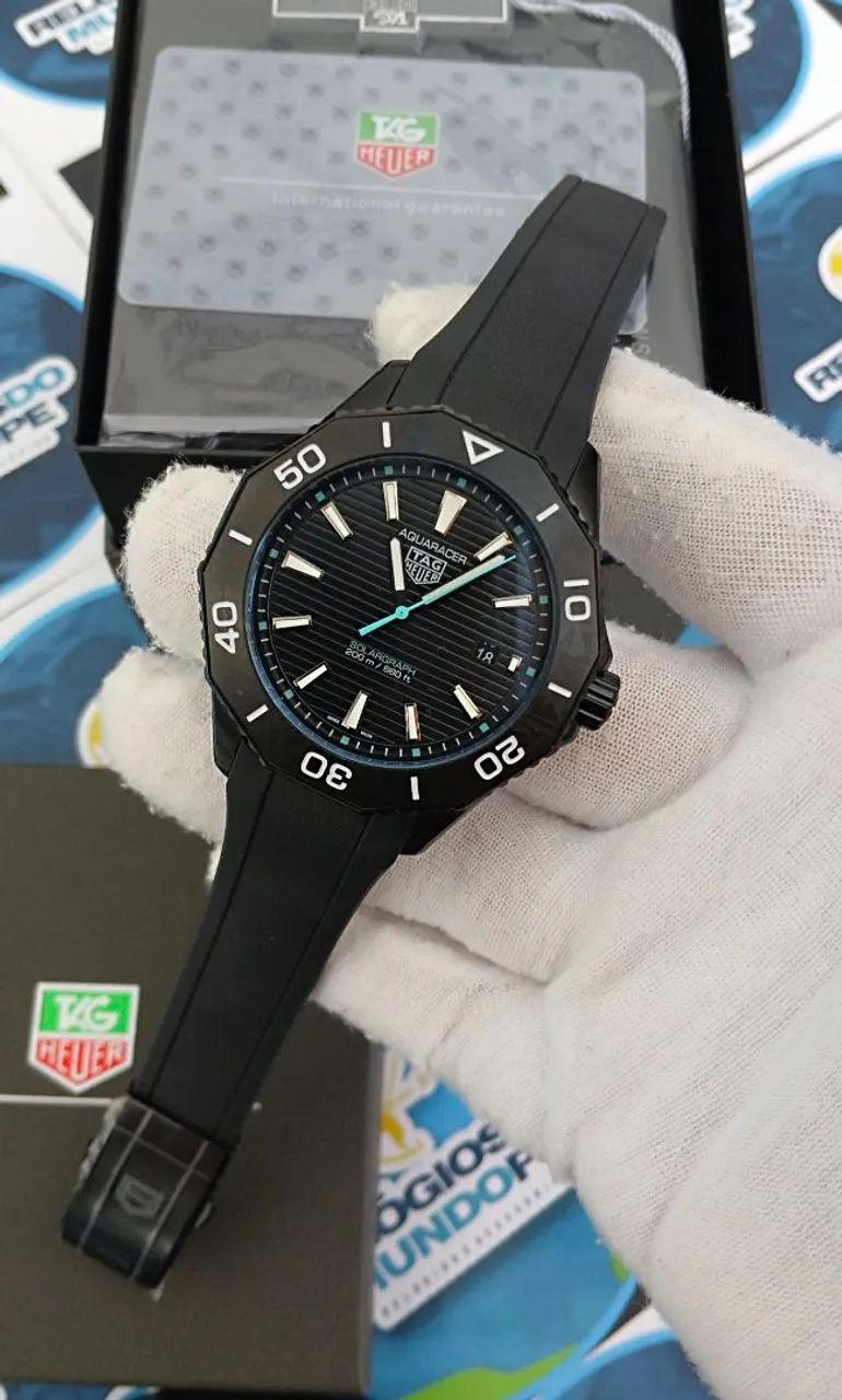 RELÓGIO TG AQUARACER BLACK AUTOMÁTICO  - Foto 3