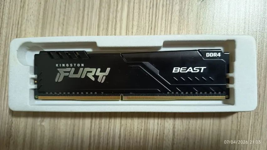 MEMÓRIA KINGSTON FURY BEAST 4GB DDR4 - Foto 2