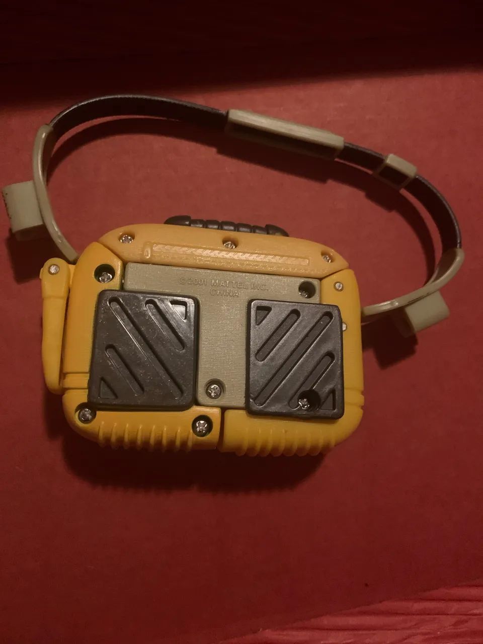 bolsa max steel n-tek amarela mattel 2000 - raro - Foto 2