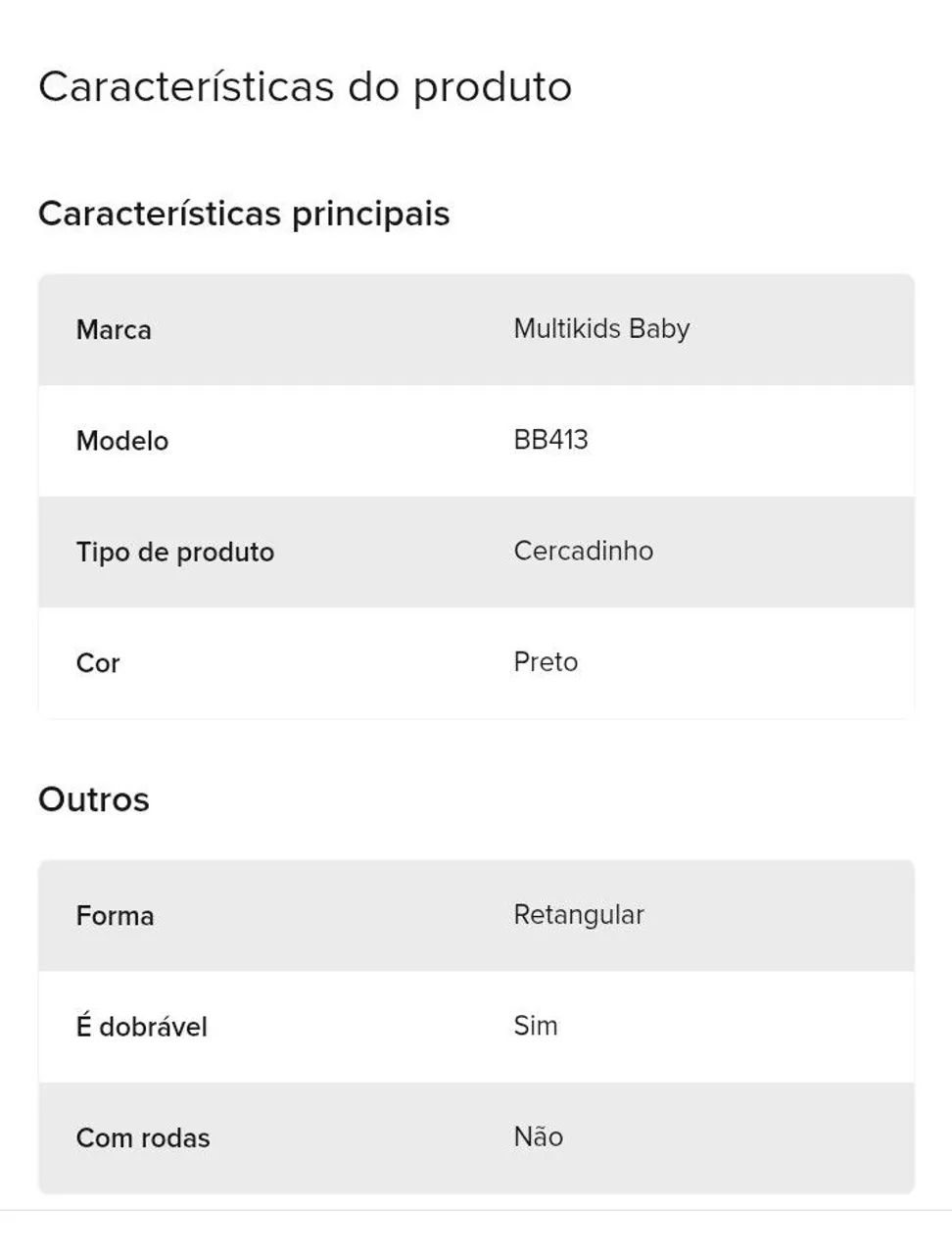 Berço chiqueirinho portátil multikids  - Foto 2
