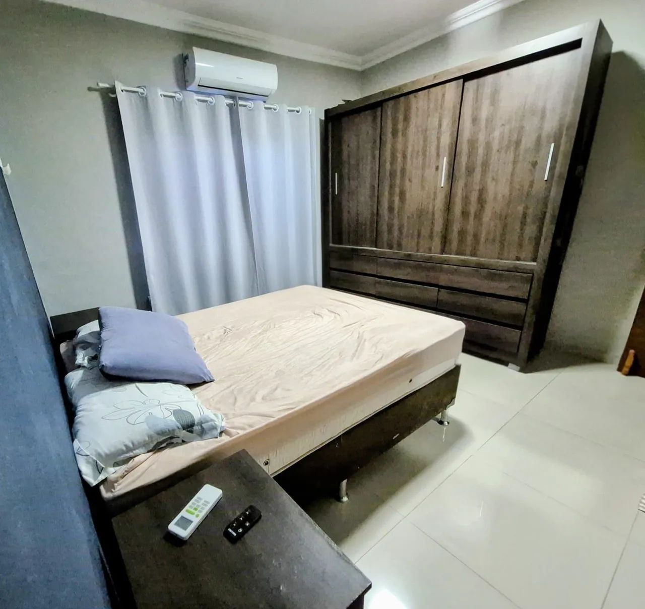 Complete Bedroom Set (Bed, Wardrobe, and Nightstands)