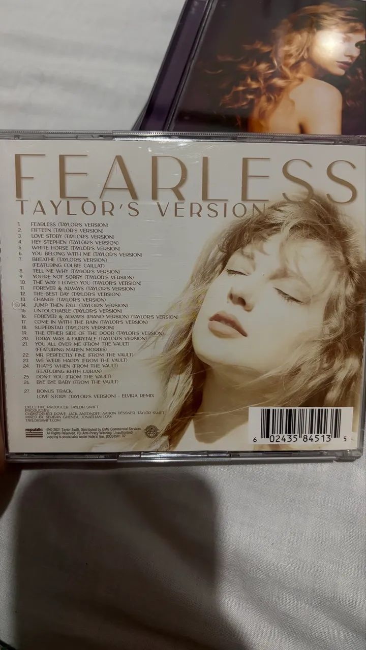 CD FEARLESS TAYLOR?S VERSION TAYLOR SWIFT - Foto 2