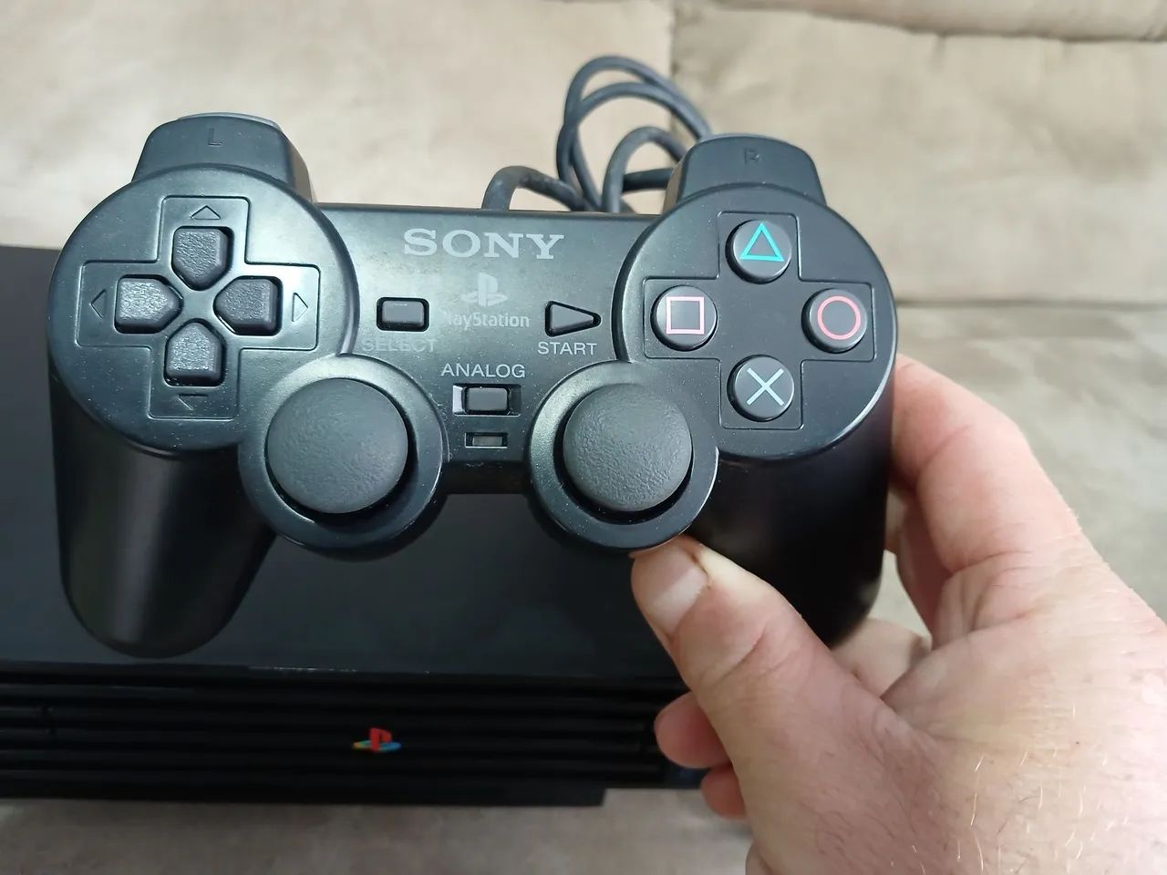 Ps2 fat com HD e CD de desbloqueio. - Foto 5