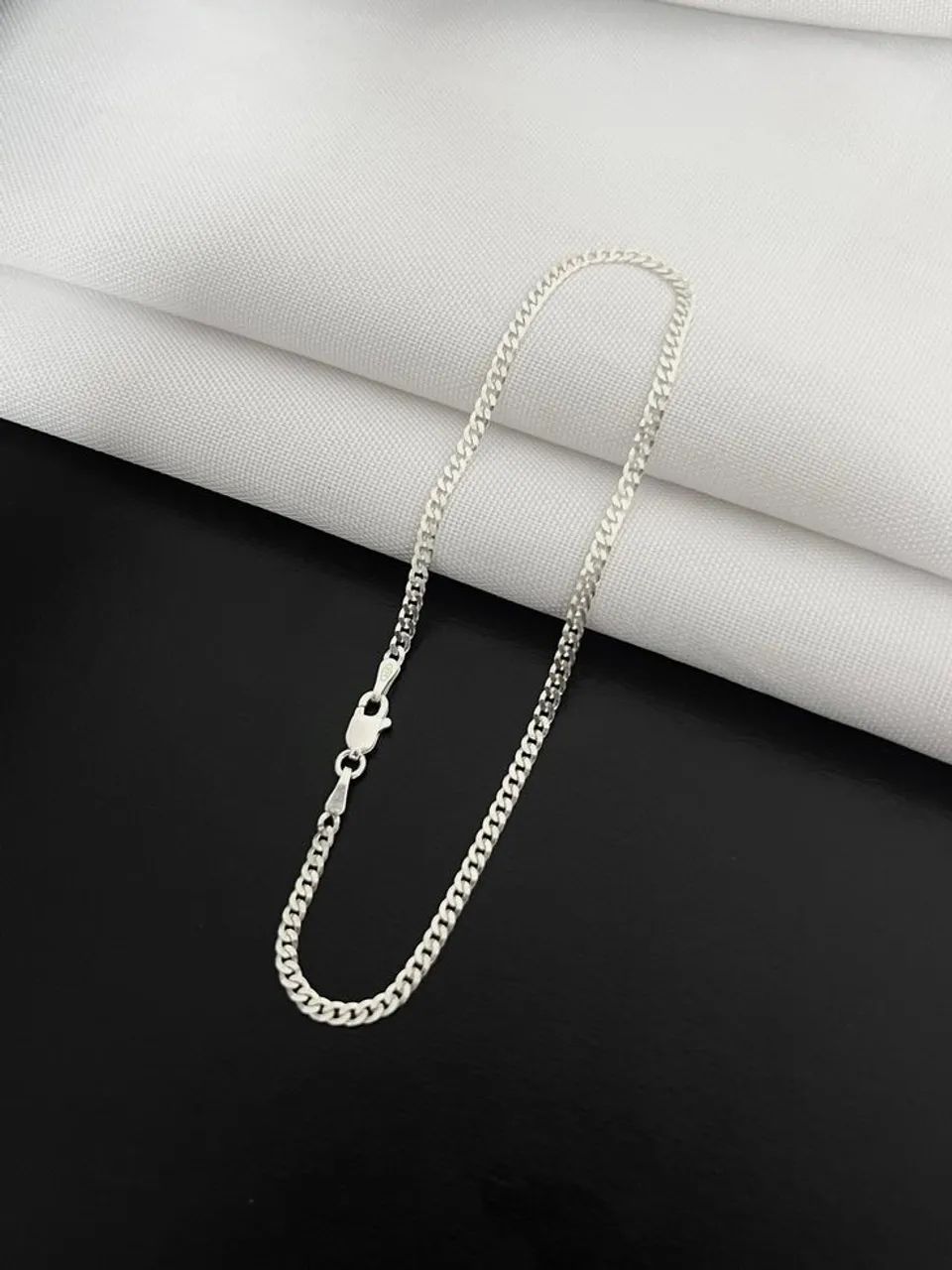 Pulseira Grumet 2 mm Prata 925 - Foto 3