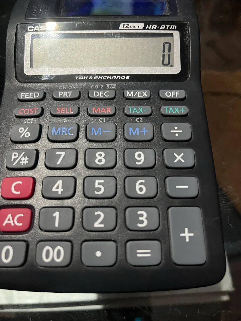 calculadora de mesa com impressora Casio HR-8TM
