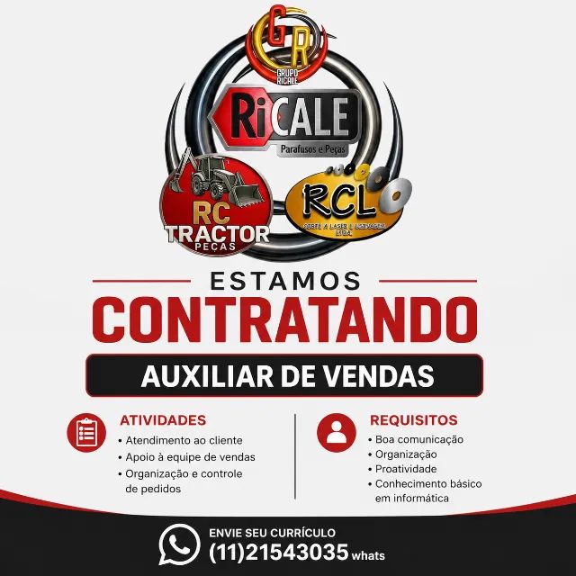 Auxiliar de vendas