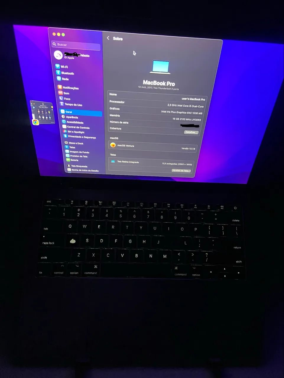 MacBook Pro 2017 16GB - Foto 5