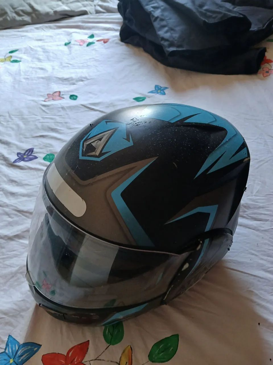 Jaqueta calca e capacete motociclista  - Foto 3