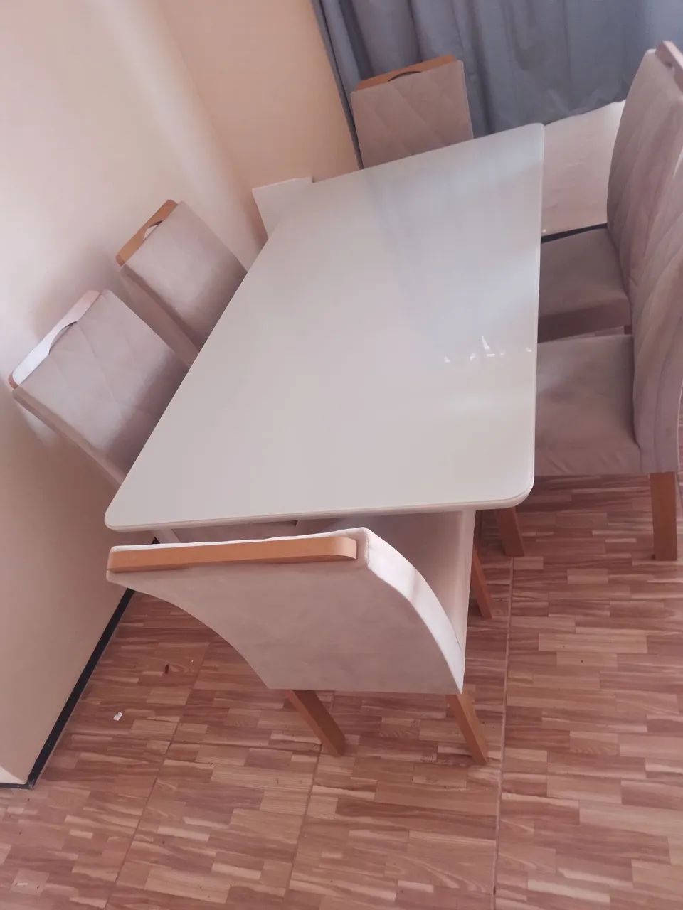 Mesa de jantar com 6 cadeiras (nova) - Foto 2