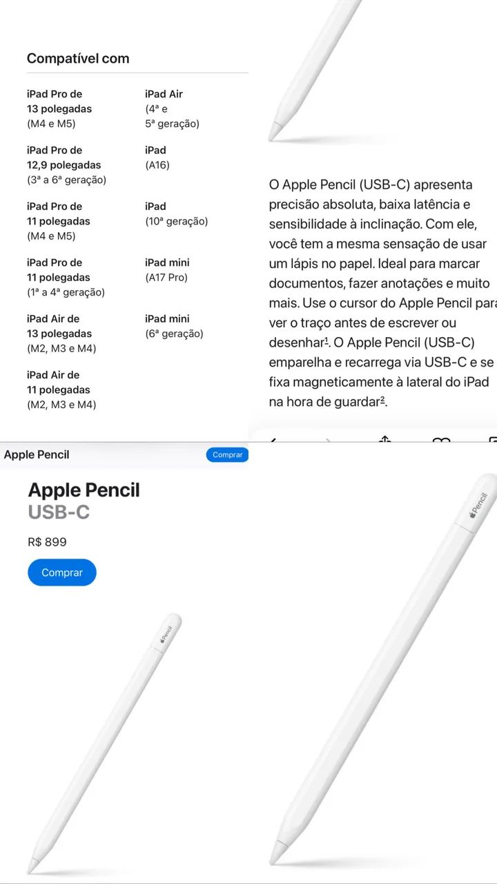 Apple pencil usc-b original  - Foto 3
