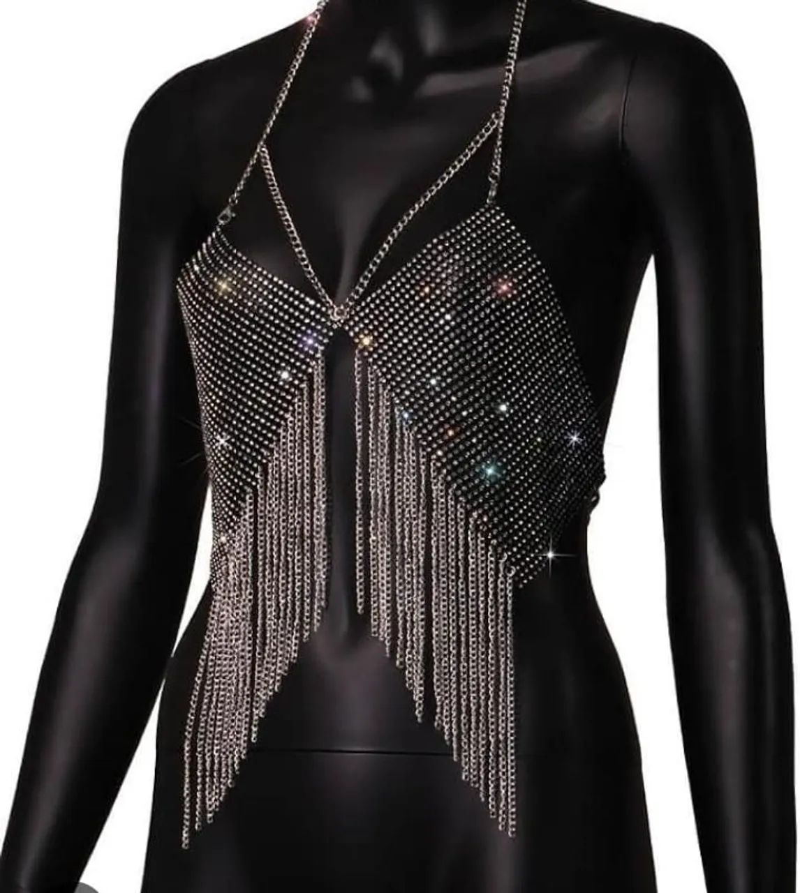 Cropped  Strass Pedraria