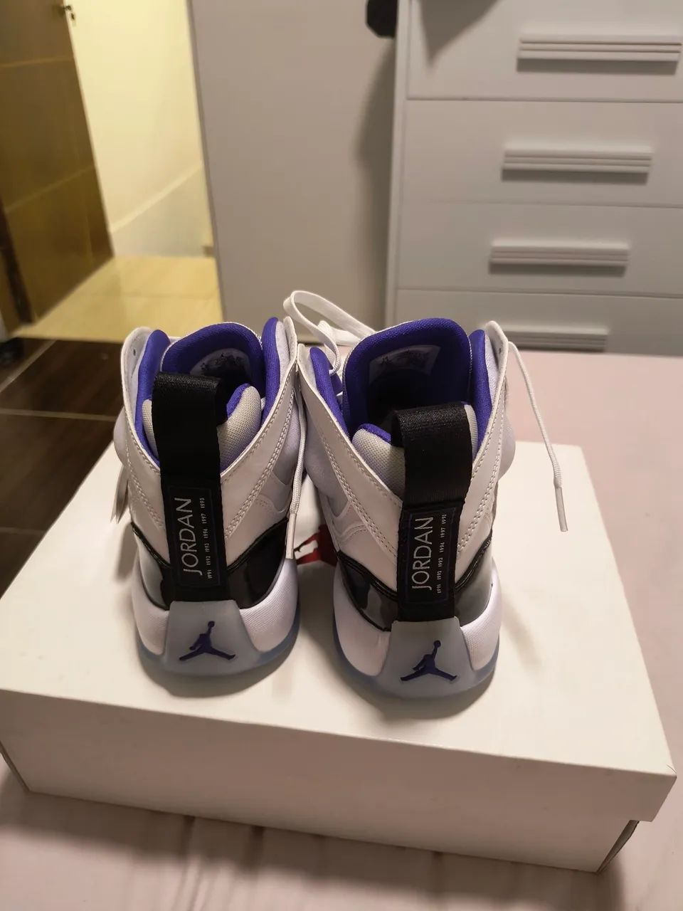 Jordan Jumpman Two Trey White Hyper Royal - Foto 2