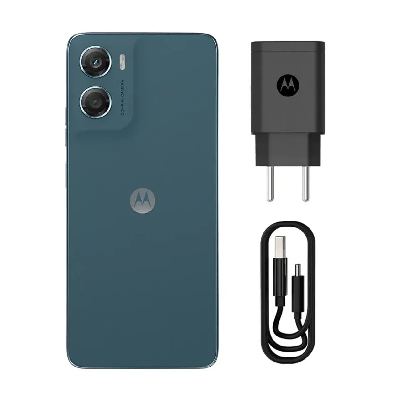 Moto G06 128GB 4GB RAM azul marinho - Foto 3