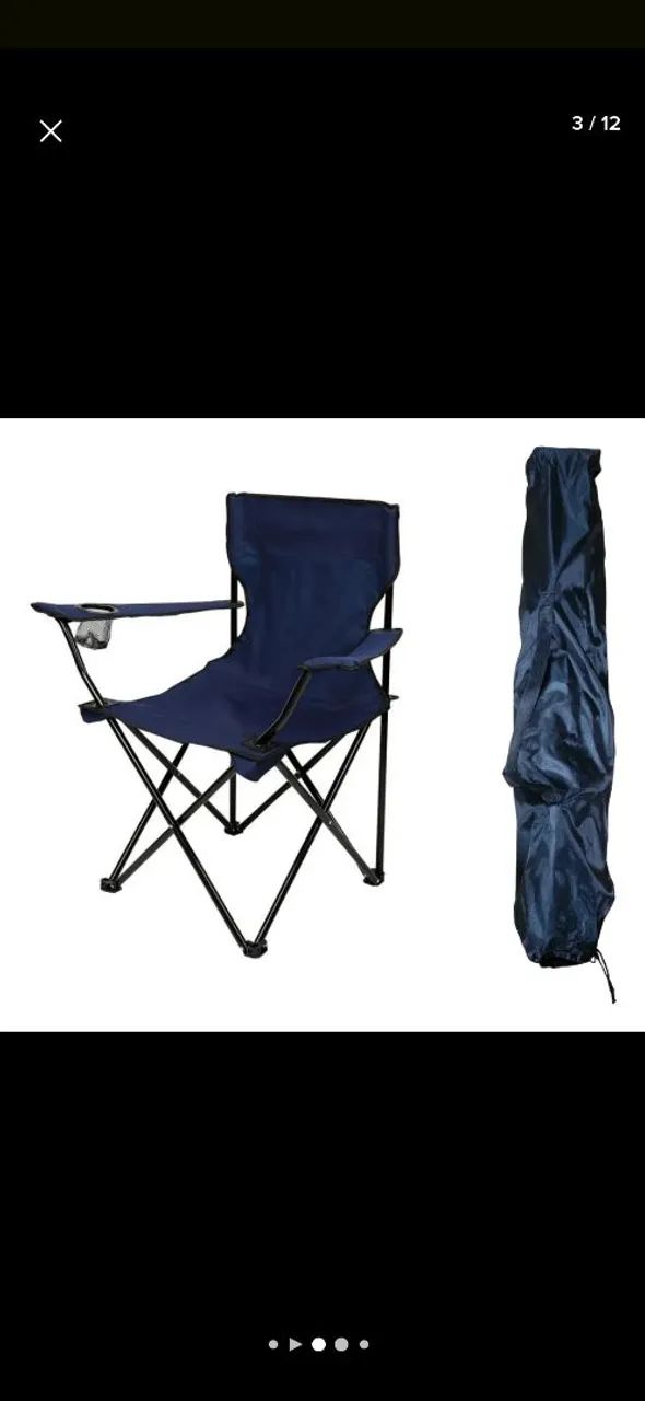 Cadeiras rave acampamento pesca - Foto 3