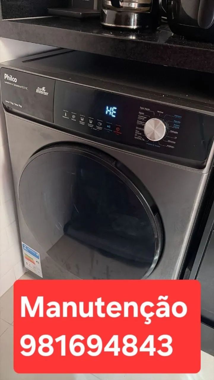 Lava e seca - Manutenção - Samsung LG Philco Brastemp 