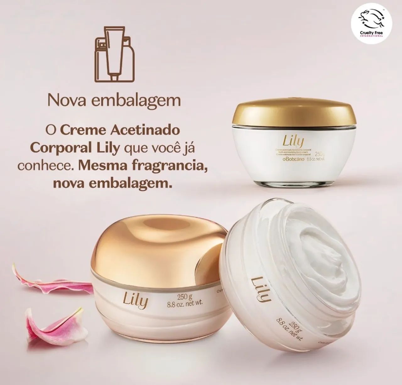 Creme corporal lily 250g - Foto 3