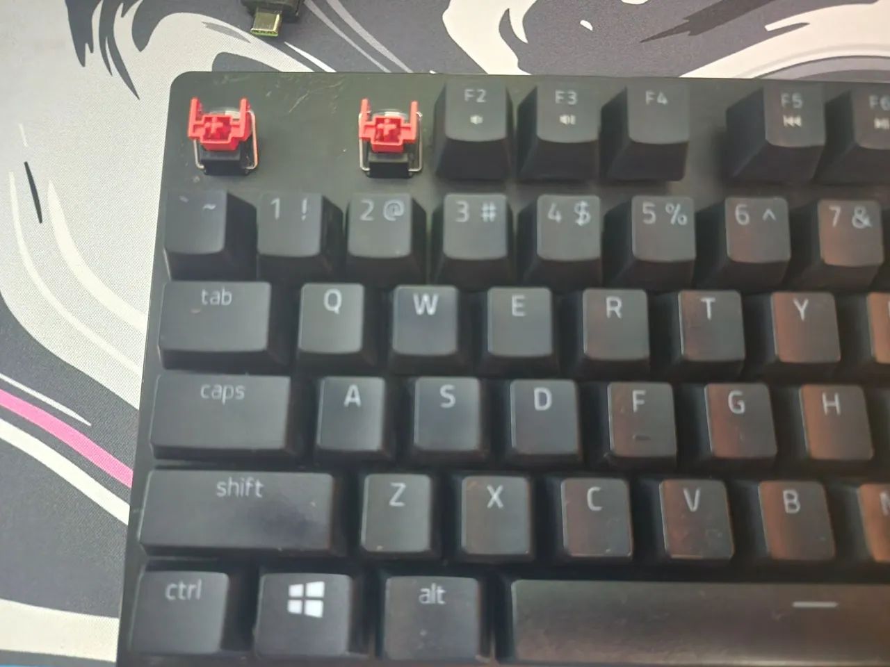 Teclado Razer Huntsman TE 80% (Switch Red) - Foto 4