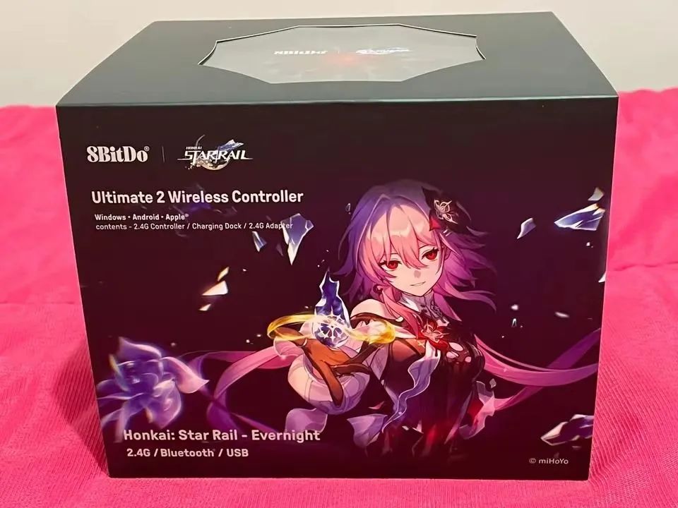 Controle Sem Fio 8BitDo Ultimate 2 Evernight - Edição Honkai: Star Rail - Foto 3