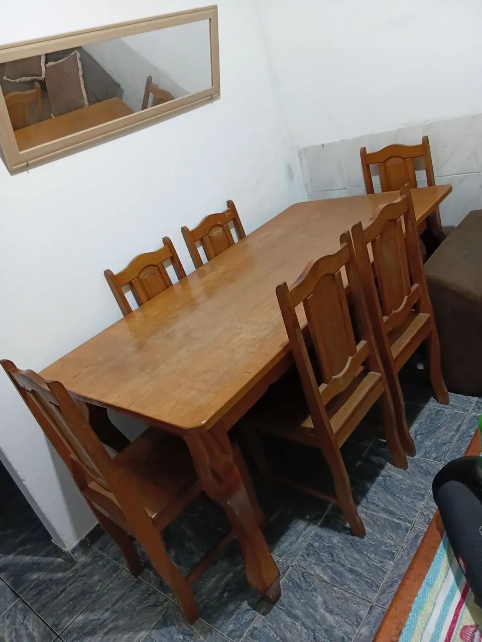 Mesa de Madeira Maciça  CEREJEIRA 