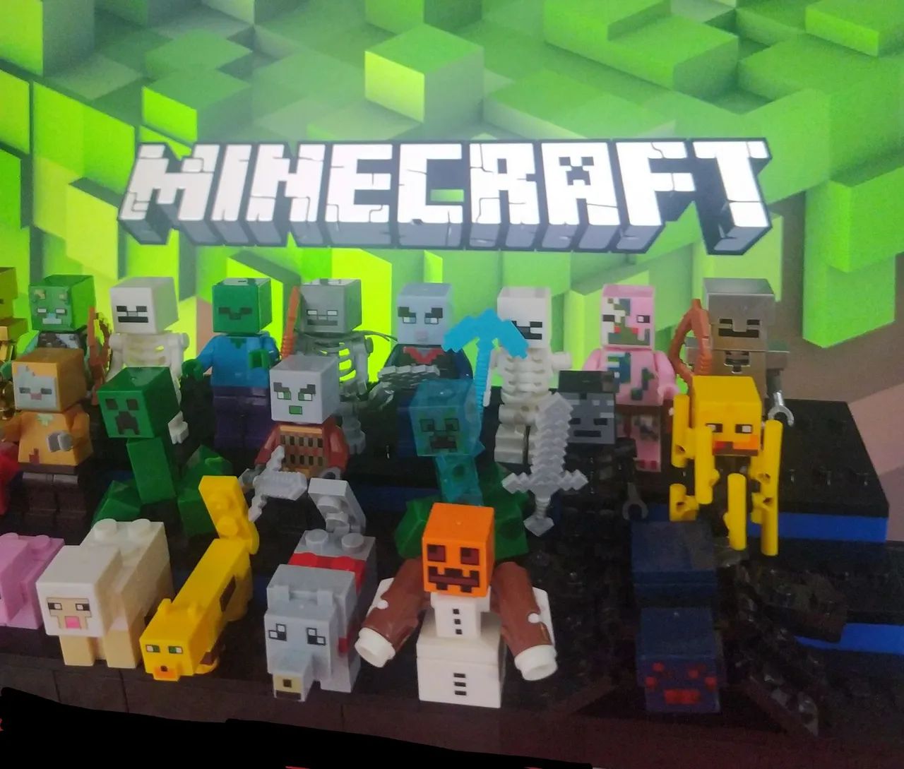 Bonecos e Minifiguras Mobs Minecraft (blocos de montar tipo LEGO) - Foto 4