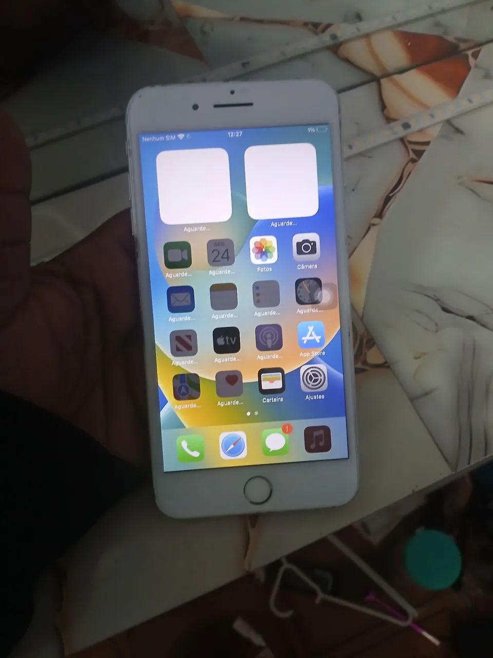 Iphone 8 plus 90 de bateria 64 de memória 