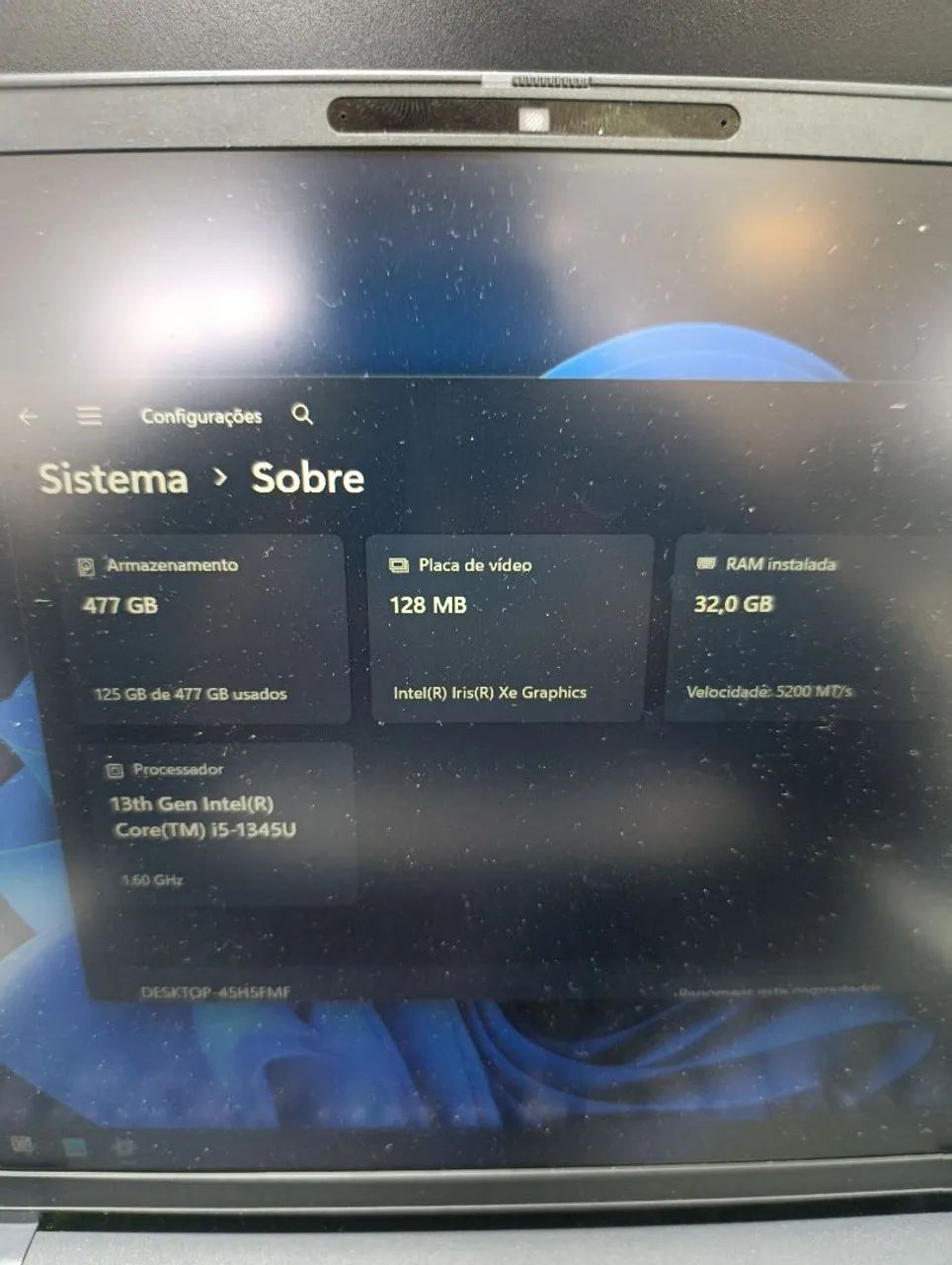 Dell I5 1345u 32gb ram ddr5