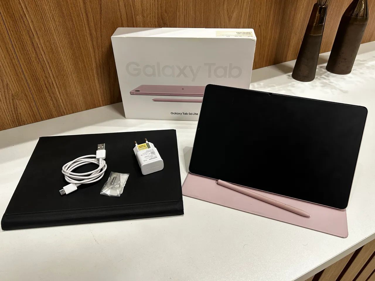 Samsung Galaxy Tab S6 Lite 64GB Rosa com S Pen Original   - Foto 3